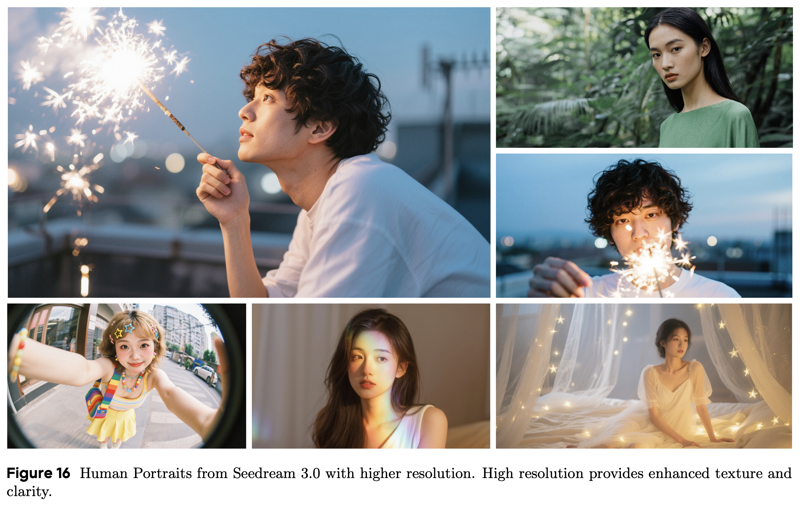 High-resolution Seedream 3.0 portraits illustrating texture and clarity.