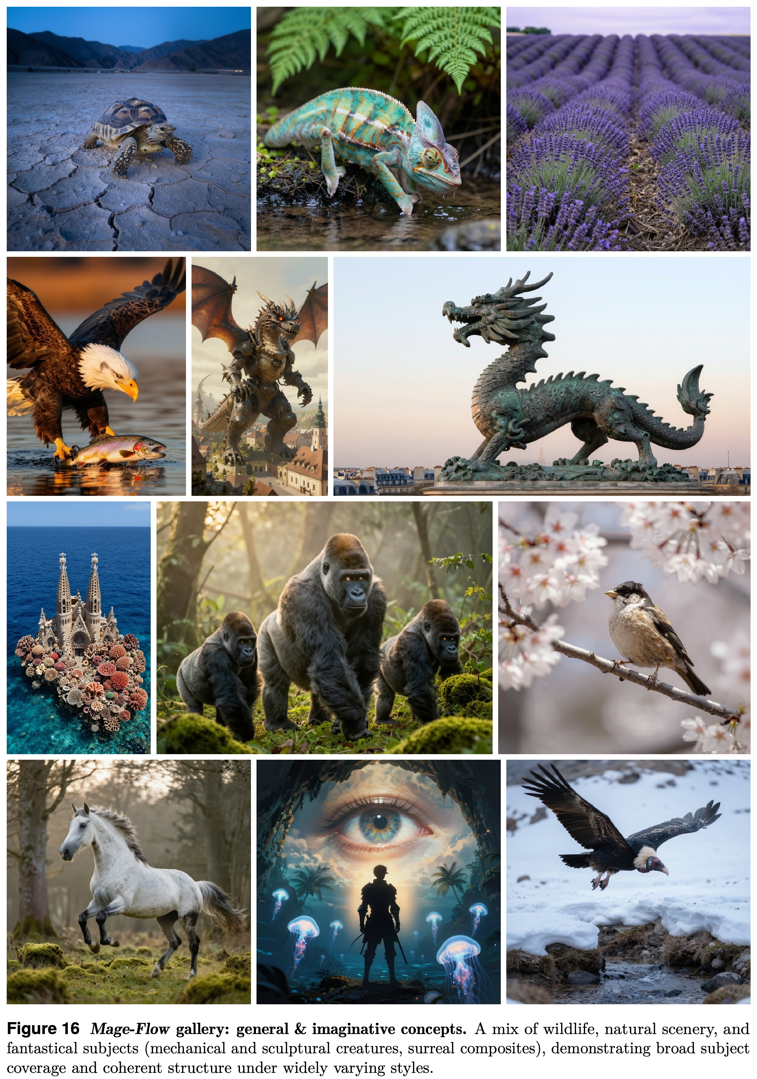 General and imaginative generation gallery.