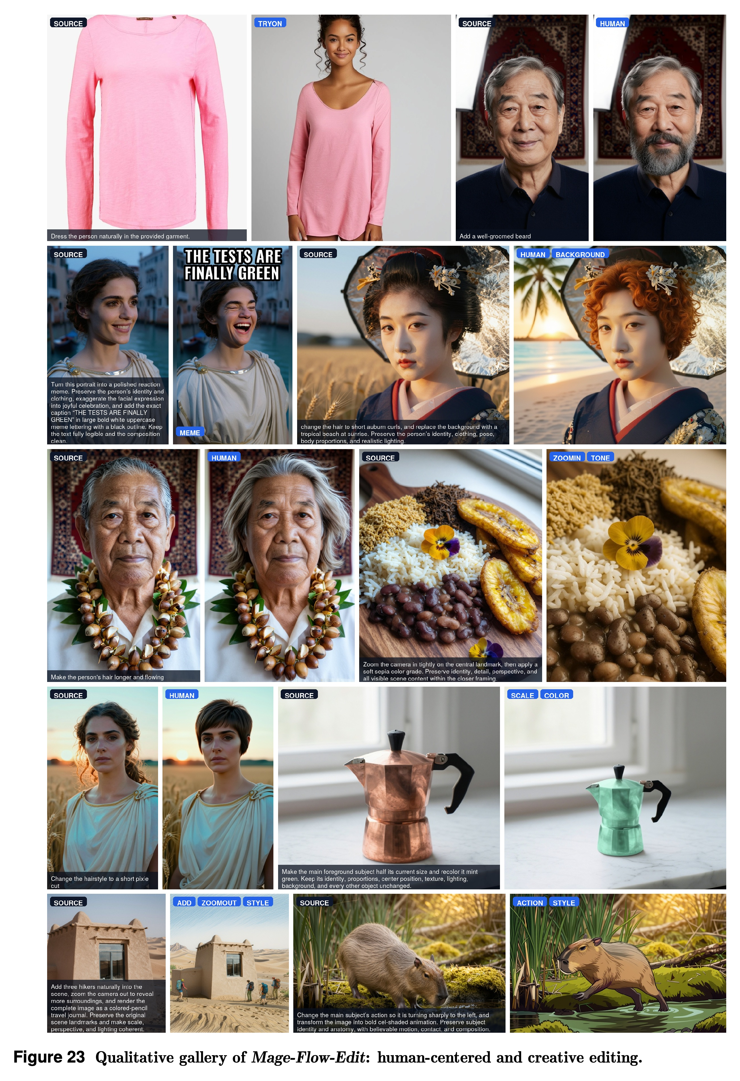 Human-centered and creative-editing gallery.